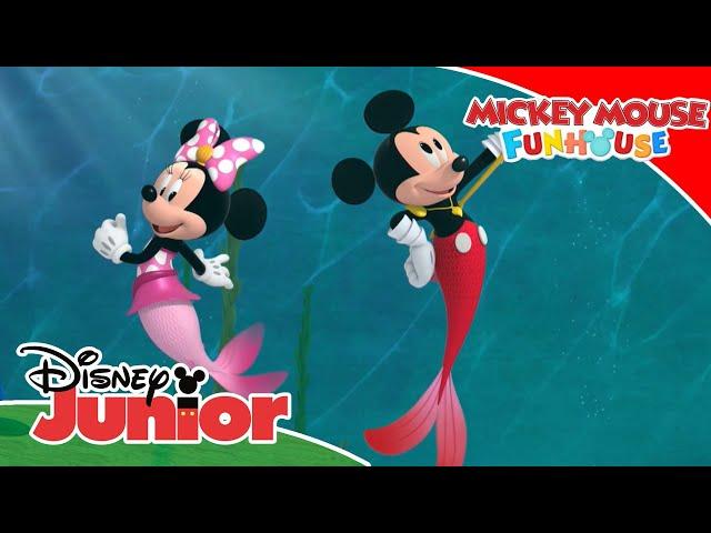 Mickey Mouse Funhouse: Una aventura acuática | Disney Junior Oficial