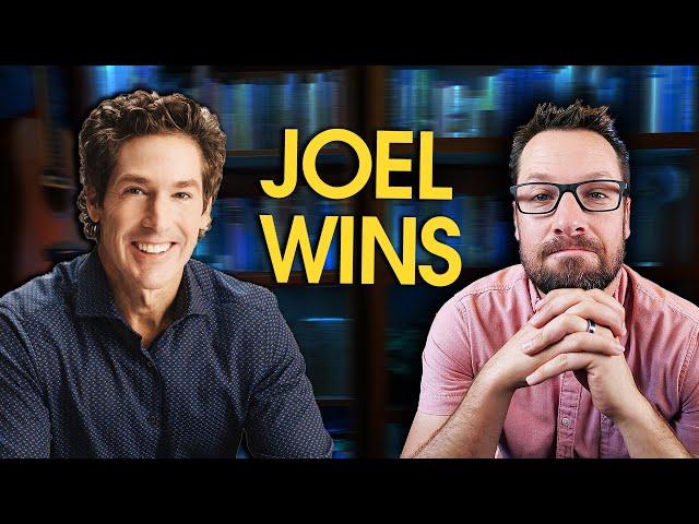 Why I am NOT suing Joel Osteen - Final update on my copyright strike and a personal message to Joel.