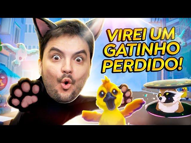 VIREI UM GATINHO PERDIDO - Felipe Neto Joga - Little Kitty Big City