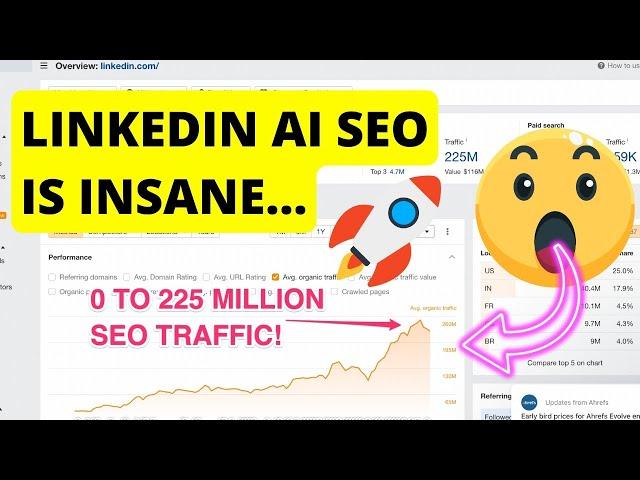 LinkedIn AI SEO: 0 to 225 MILLION Traffic with LinkedIn (FREE!) 