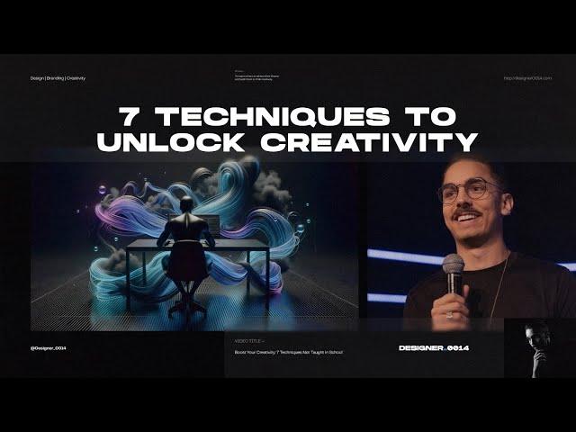 Boost Your Creativity: 7 Techniques Not Taught in School