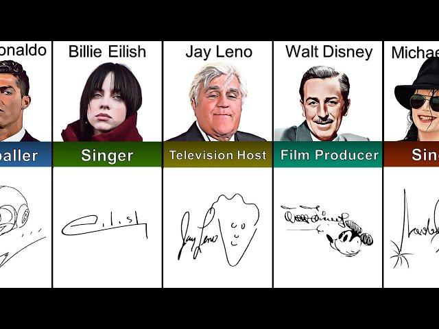 Incredible And Interesting Famous People Signatures