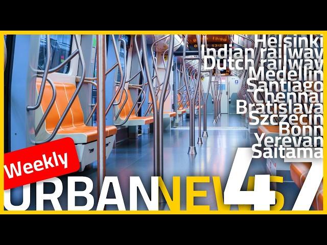 Driverless metro in India, Colombia & Chile | New Bonn trams | Slovakia skyscrapers | Urban News 47