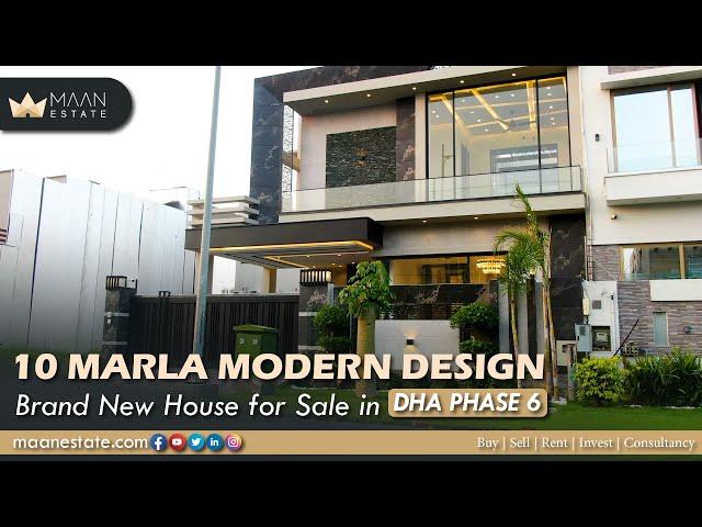 10 Marla Brand New House | DHA Phase 6 Lahore  