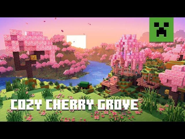 Minecraft Soothing Scenes - Relaxing Cherry Grove