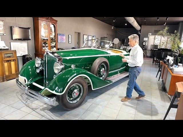 1934 Packard Super Eight Boattail Speedster - walk around