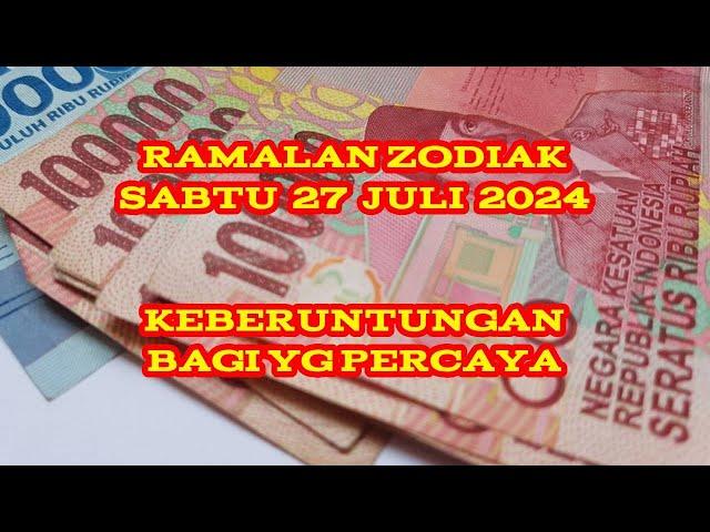 RAMALAN ZODIAK HARI INI sabtu | 27 juli 2024 LENGKAP DAN AKURAT