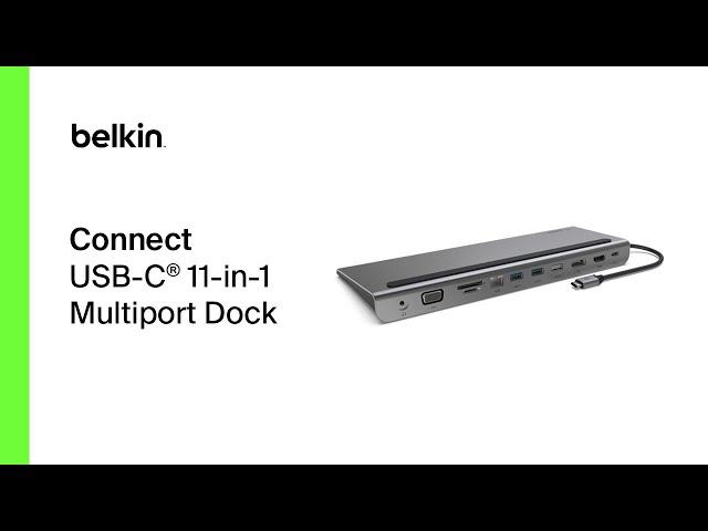 Belkin Connect USB-C 11-in-1 Multiport Dock