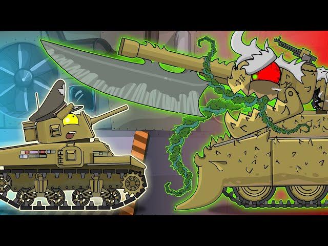 The beginning of contamination. Zombie tanks. Cartoons about tanks