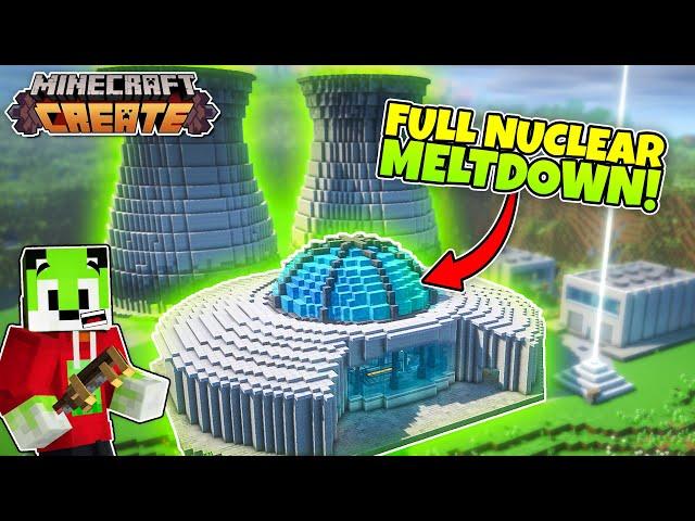 I had a NUCLEAR MELTDOWN in Minecraft Create Mod