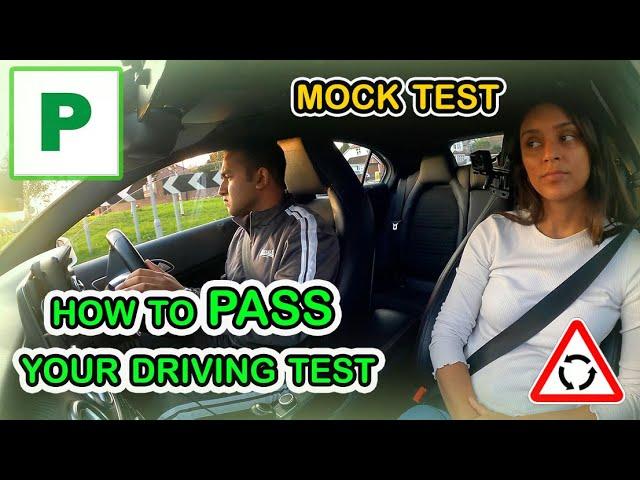 How to PASS the practical driving test | Roundabouts and dealings with Hazards