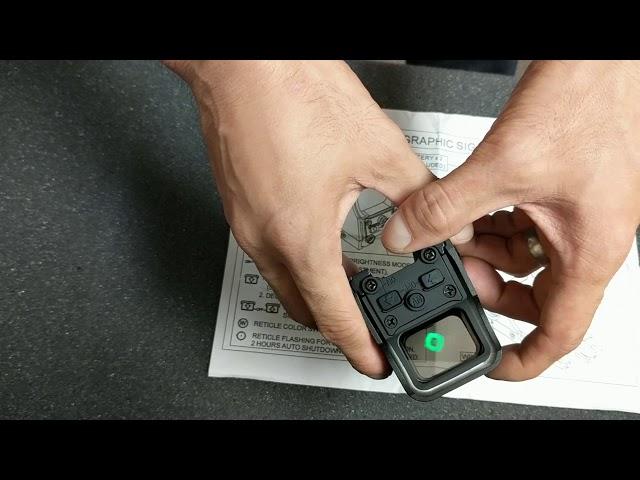 Fake Eotech 552 Holographic Red Dot Unboxing and Review (also MFT minimalist stock)