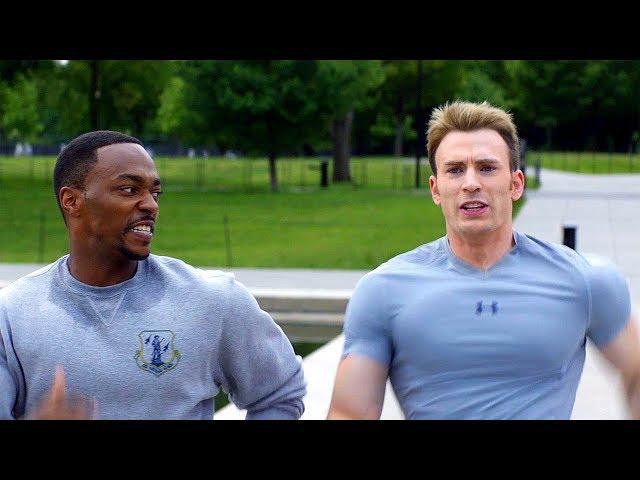 "On Your Left" Steve Rogers & Sam Wilson - Running Scene - Captain America: The Winter Soldier