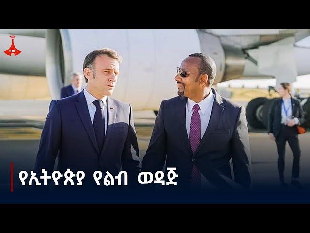 የፈረንሳይ ፕሬዚዳንት ኢማኑኤል ማክሮን አዲስ አበባ ገቡ  Etv | Ethiopia | News zena