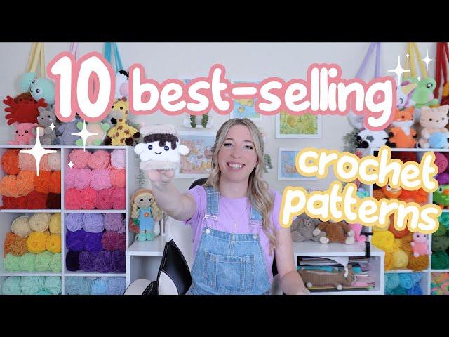 My Top 10 Best-Selling Crochet Patterns of 2024 (So Far)