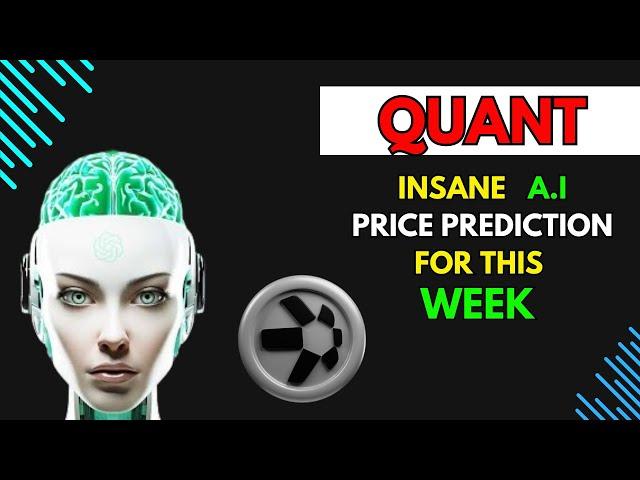 Insane QUANT QNT Price Prediction for THIS WEEK by A.I