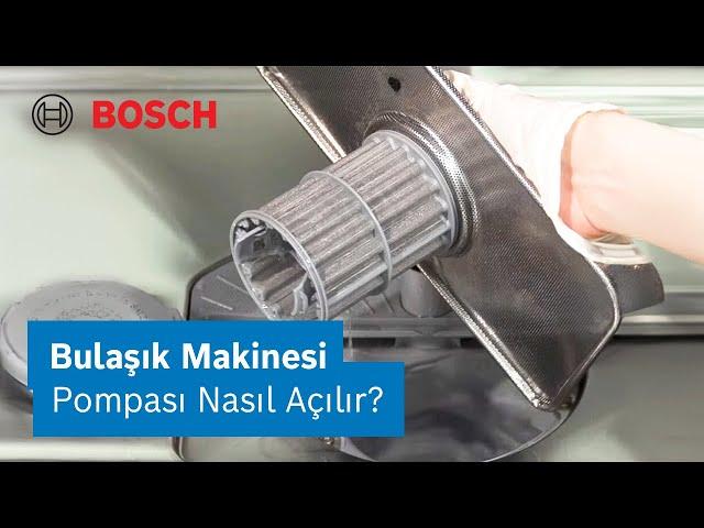 Bulaşık Makinesi Pompası Nasıl Açılır? | Bosch Home Türkiye