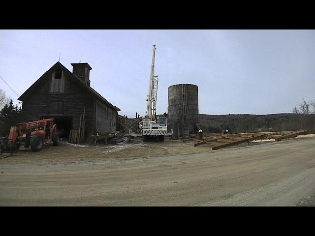 Timelapse of Benson Barn Frame Takedown | Barn Frame for Sale