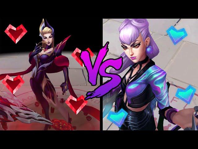 Coven Evelynn vs KDA ALL OUT Evelynn Skin Comparison Spotlight