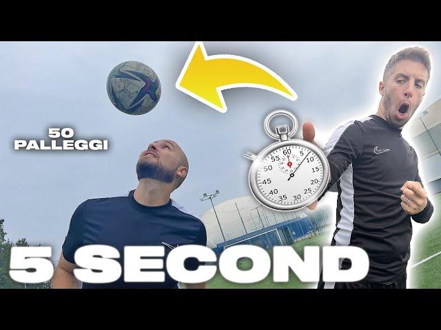 5 SECONDI FOOTBALL CHALLENGE - Sfide al limite di TEMPO!