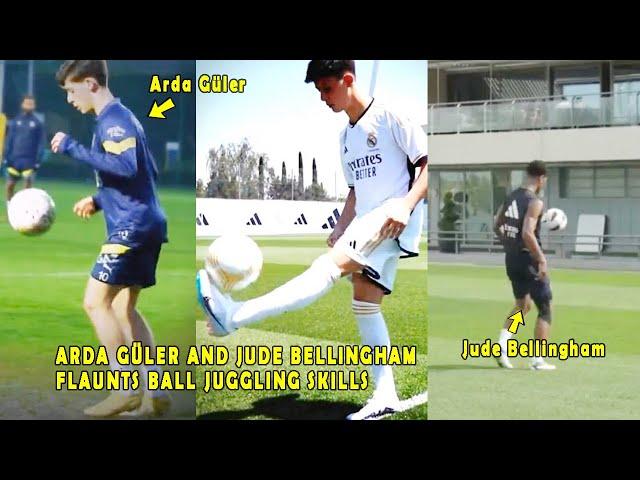 ARDA GÜLER FLAUNTS BALL JUGGLING SKILLS, JUDE BELLINGHAM, AURÉLIEN TCHOUAMÉNI AND CAMAVINGA ARE ALSO