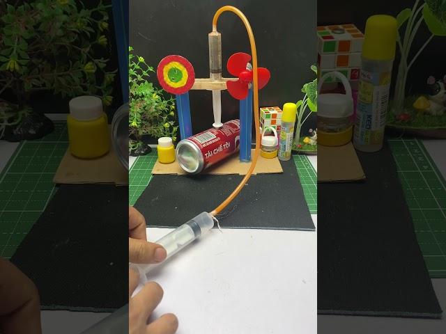 Hydraulic lifting machine project #hydraulic #project #science #experiment #tech #dcmotor #dc #diy