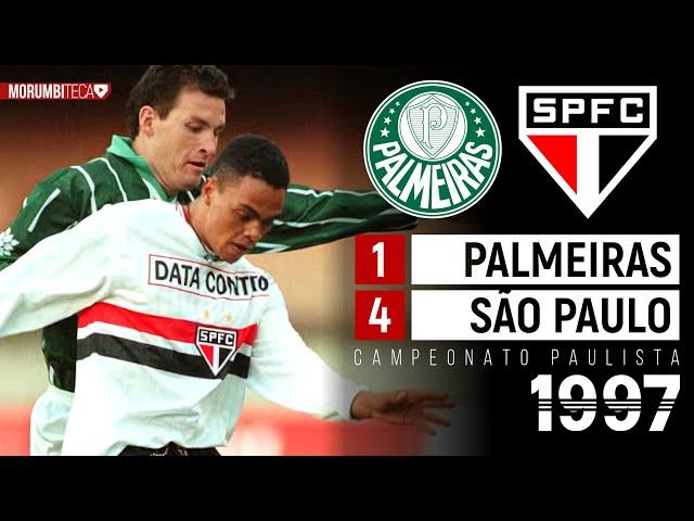 Palmeiras 1x4 São Paulo - 1997 - DODÔ E ARISTIZÁBAL DESMONTAM O VERDÃO DE RINCÓN E DJALMINHA!