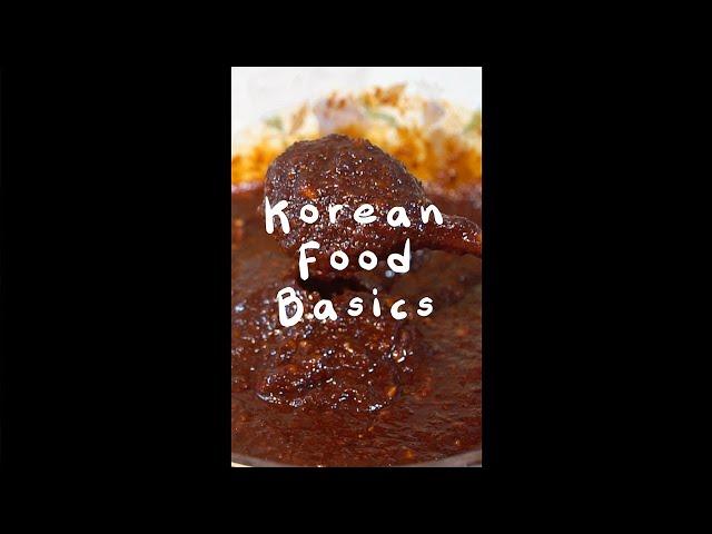 Korean Food Basics | How to Make Korean Spicy Sauce #shorts