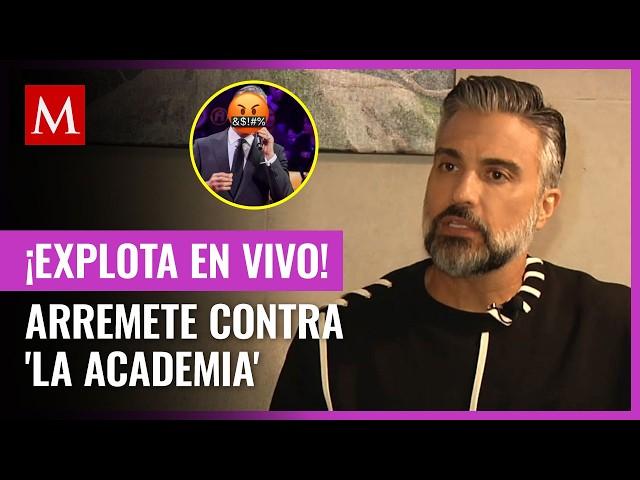 Jaime Camil arremete contra la producción de 'La Academia': "¡qué mal lo hacen!"