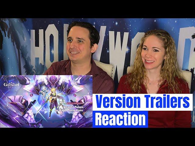 Genshin Impact Version Trailers Reaction | 2.5-3.2