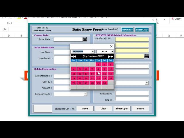 How to Create an Automated Data Entry User Form in Excel VBA Userform