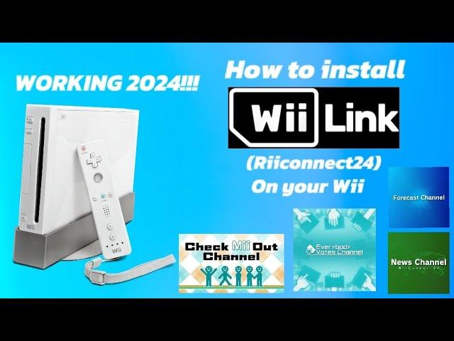 How To Download Riiconnect24 (Wiilink) On Your Wii WORKING 2024!!!