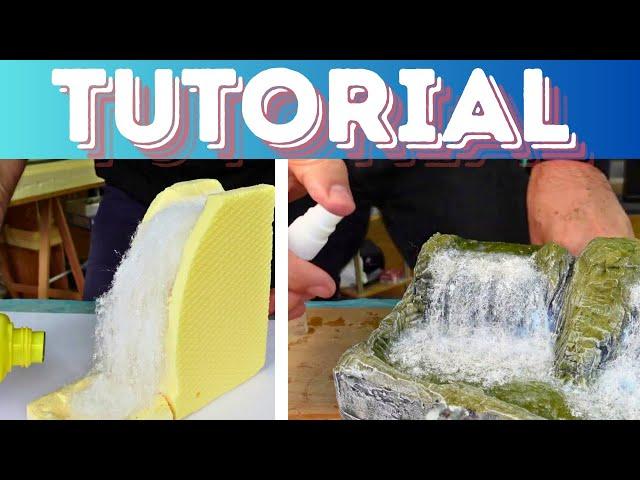 Model making: Water design / Waterfalls 2 NEW techniques!