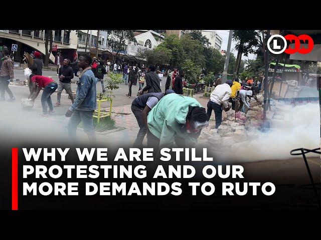 Kenyans continue protesting amid Ruto’s promises and vow not to stop till he delivers | LNN