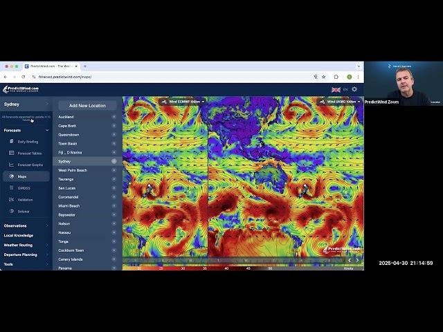 Offshore & Coastal Race Routing using PredictWind