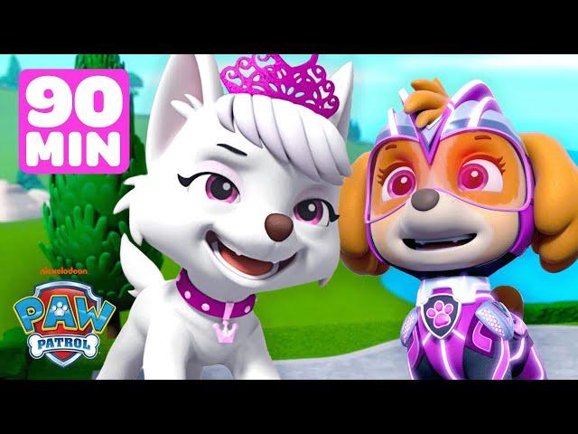 PAW Patrol Stops Sweetie the Royal Pup! w/ Skye | 90 Minute Compilation | Shimmer and Shine