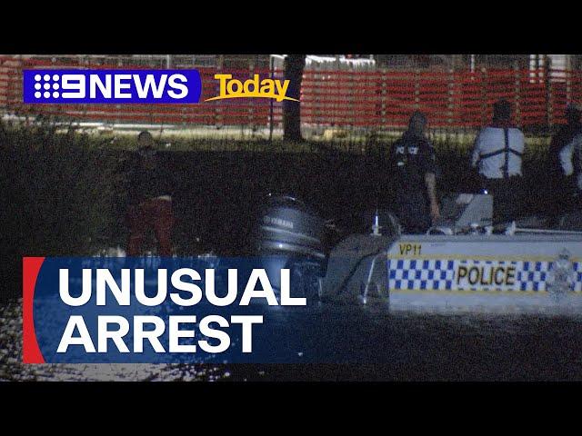 Unusual arrest following a Melbourne bus stabbing | 9 News Australia