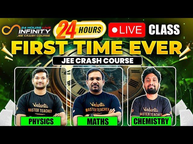 First Time Ever!| 24 Hours JEE Crash Course Part 2 |JEE 2025| JEE Maths |JEE Physics| JEE Chemistry