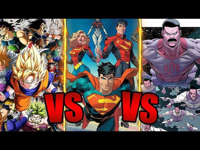 Saiyans VS Viltrumites VS Kryptonians | Who Will Win?