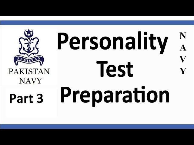 Join Pak Navy  | Personality Test Preparation or Psychology test | Psychology Studies | Part 3