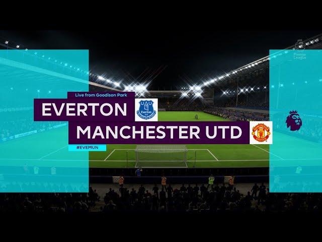 FIFA 18 Gameplay Multiplayer - Everton vs Manchester United