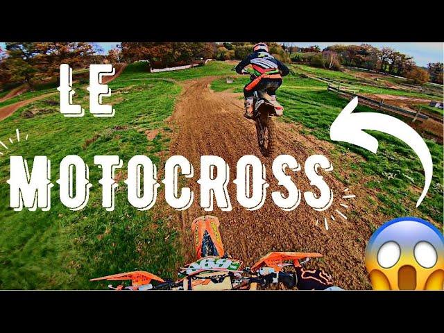 MA PREMIERE FOIS SUR UN TERRAIN DE MOTOCROSS (c'était incroyable)