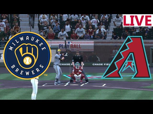 LIVE Baseball  Milwaukee Brewers VS Arizona Diamondbacks/ September 13 /Envivo /MLB THE SHOW 2024