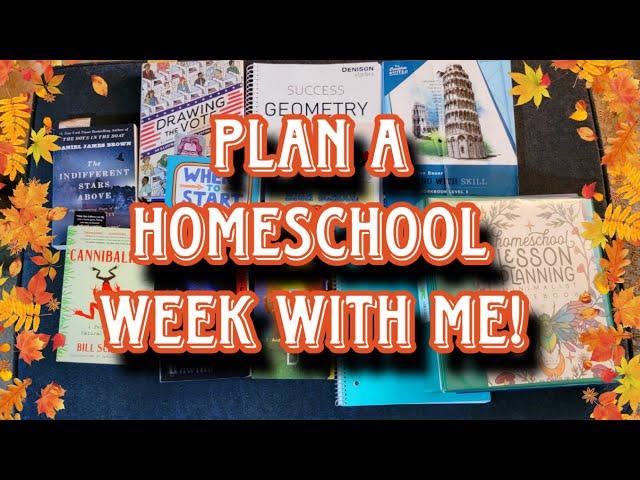 Plan a Week of Homeschooling With Me! | 10th Grade Week 4