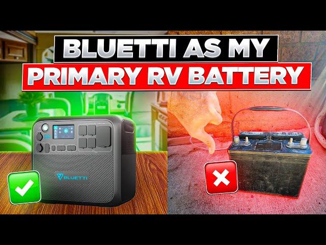 How I installed a Bluetti as my primary RV battery.