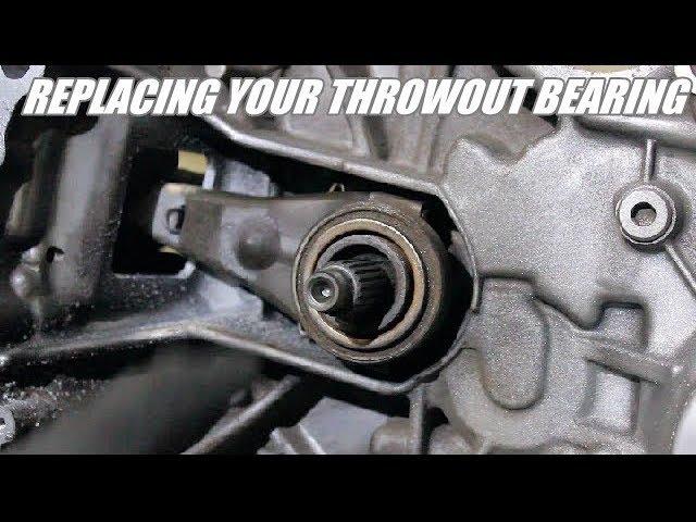 How to replace a Honda Throwout bearing / Clutch release bearing