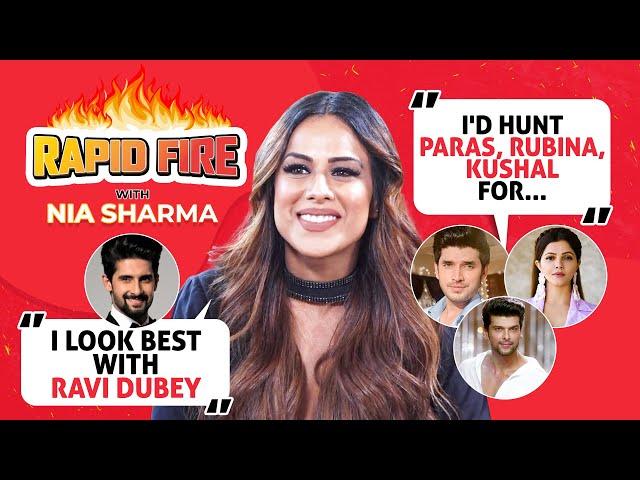 Nia Sharma’s RAPID FIRE on Ravi Dubey, Hrithik Roshan, Kushal Tandon, Paras, Rubina, link up rumours