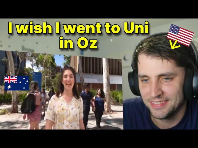 American reacts to Monash University
