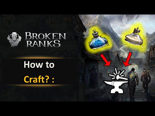 Quartz and Topaz Inhibitor - How to Craft in Broken Ranks ? - Guide series