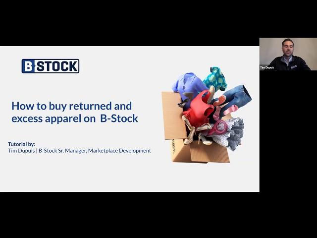 Video: How to Buy Apparel on B-Stock